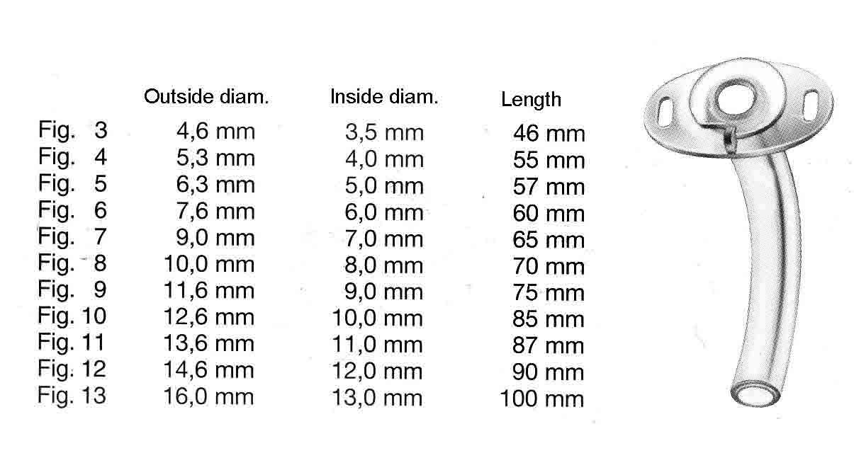 TRACHEAL KANÜL 10X70